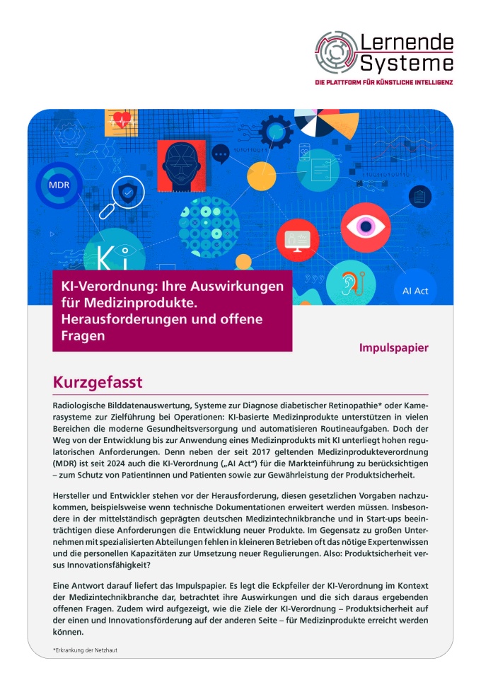 Foto: KI-Verordnung und Medizinprodukte