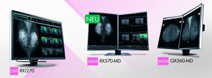 IZO RadiForce-Line-up für die Mammographie