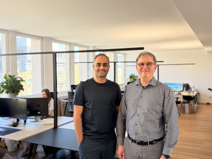 Dr. med. Ehssan Ghadamgahi, MBA (li) und PD Dr. med. Götz Lutterbey...