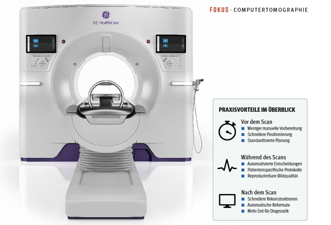 Foto: Workflow KI in der Computertomographie